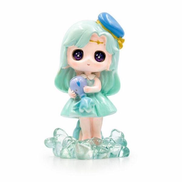 Art Toy โมเดลฟิกเกอร์ เจ้าหญิงแห่งดวงดาว ราศีกุมภ์ เสริมดวงชะตา การเงินการงานโชคลาภ คริสตัล ของขวัญ