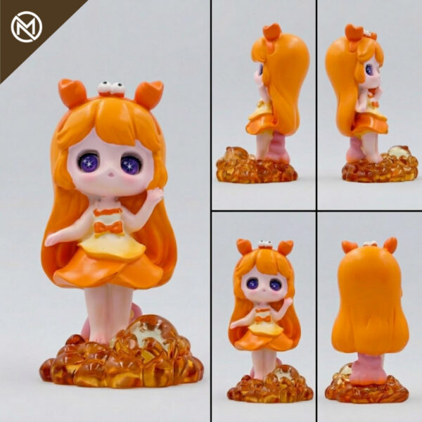 Art Toy โมเดลฟิกเกอร์ เจ้าหญิงแห่งดวงดาว ราศีกรกฎ เสริมดวงชะตา การเงินการงานโชคลาภ คริสตัล ของขวัญ