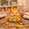 ฟิกเกอร์ มังกรน้อยปีมะโรง ถือก้อนทอง โมเดล นักษัตร เสริมบารมี เรียกทรัพย์ Art Toy ของเล่น