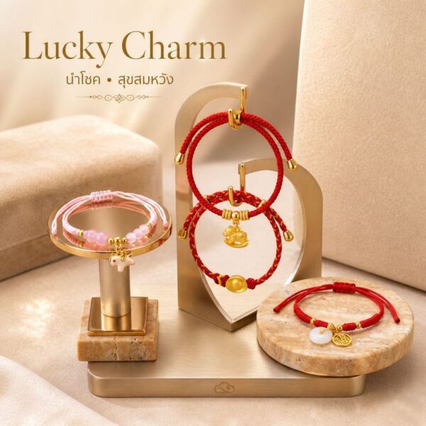 th-11134207-81ztd-mnv3fqhdansy86.jpg สร้อยข้อมือเชือกถัก Lucky Charm กำไลข้อมือด้ายแดง ด้ายชมพู เสริมมงคล ความรัก เสริมโชค ปรับขนาดได้
