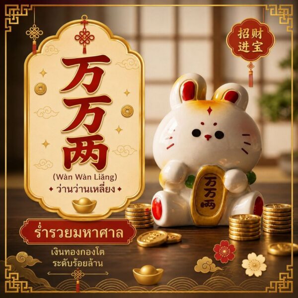 th-11134207-81ztd-monful8r05qlb8.jpg ฟิกเกอร์ กระต่ายทองคำ ถือเหรียญมงคล นักษัตร ปีเถาะ ตกแต่งโต๊ะ เสริมโชคลาภ Art toy ของเล่น Mooniverse