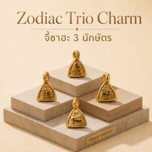 th-11134207-81ztd-mpkjfnl8r5e65c.jpg จี้ซาฮะ สามสมพงศ์ จี้นักษัตรจีน 1 ชิ้น 3 ด้าน เครื่องรางจีน เสริมดวงปีเกิด mooniverse