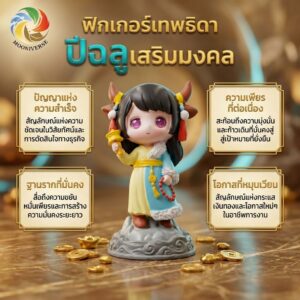 th-11134207-81ztg-mnkwh5rsrh8la4.jpg โมเดลฟิกเกอร์ เสริมมงคล เทพธิดา 12นักษัตร ( ปีฉลู ) โชคลาภ เสริมเงินทอง ของขวัญวันเกิด ของสะสม