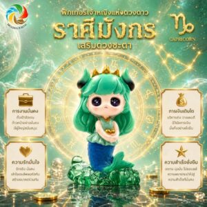 th-11134207-81zti-mnkzes53ufb809.jpg Art Toy โมเดลฟิกเกอร์ เจ้าหญิงแห่งดวงดาว ราศีมังกร เสริมดวงชะตา การเงินการงานโชคลาภ คริสตัล ของขวัญ