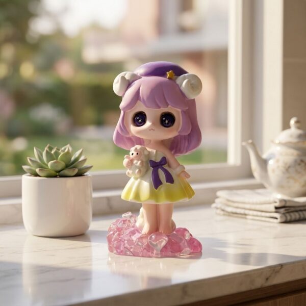 Art Toy โมเดลฟิกเกอร์ เจ้าหญิงแห่งดวงดาว ราศีเมษ เสริมดวงชะตา การเงินการงานโชคลาภ ฐานคริสตัล ของขวัญ