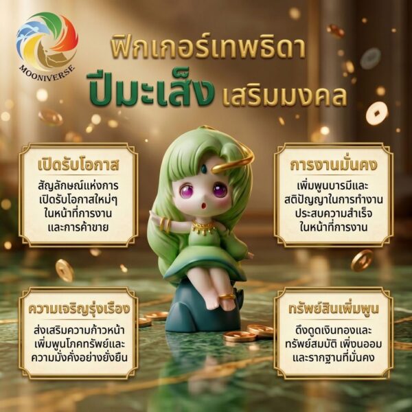 th-11134207-81ztj-mnky0poyroqs10.jpg โมเดลฟิกเกอร์ เสริมมงคล เทพธิดา 12นักษัตร ( ปีมะเส็ง ) โชคลาภ เสริมเงินทอง ของขวัญวันเกิด ของสะสม