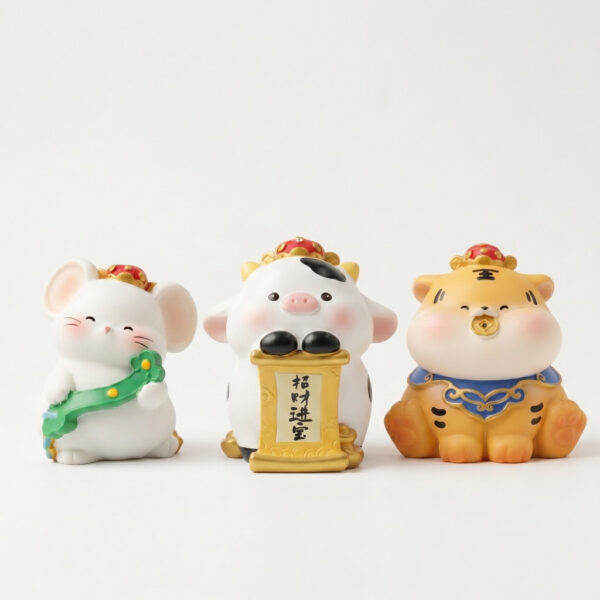 [กล่องจุ่ม] ฟิกเกอร์เหล่าทวยเทพน้อย 12 นักษัตรมงคล : พรจากสรวงสวรรค์ โมเดลฟิกเกอร์ เสริมความโชคดี ของสะสมดีไซน์น่ารัก