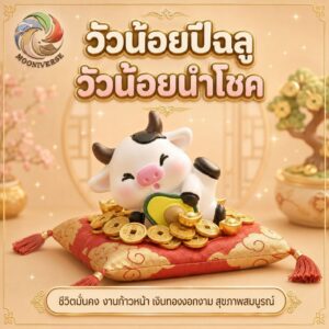 ฟิกเกอร์ วัวน้อยปีฉลู ถืออะโวคาโด โมเดล นักษัตร ความอุดมสมบูรณ์ โชคลาภ เรียกทรัพย์ Art Toy ของเล่น