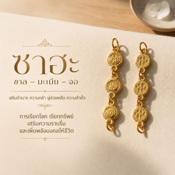 จี้ซาฮะนักษัตร เสริมดวงปีเกิด เครื่องรางจีน จี้ข้อมือ ของขวัญมงคล Mooniverse