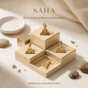 SAHA Zodiac Fortune Charm  จี้มงคลซาฮะแห่งโชคลาภประจำนักษัตร  mooniverse