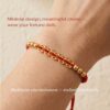 th-11134207-81ztm-mnfb58bhkfep56.jpg สร้อยข้อมือเชือกแดง ด้ายแดงมงคล + จี้ห่วงทอง มินิมอล เสริมโชคลาภ เสริมความรัก ปรับขนาดได้ เครื่องประดับมงคล