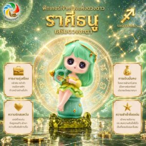 th-11134207-81ztm-mnkz8v4xrs3se3.jpg Art Toy โมเดลฟิกเกอร์ เจ้าหญิงแห่งดวงดาว ราศีธนู เสริมดวงชะตา การเงินการงานโชคลาภ ฐานคริสตัล ของขวัญ