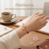 th-11134207-81ztn-mne61g7mohdyae.jpg สร้อยข้อมือเชือกแดง ด้ายแดงเสริมมงคล พร้อมจี้ม้าโยก ลูกปัดสีชมพู ปรับขนาดได้ เสริมความรัก เสริมโชคลาภ