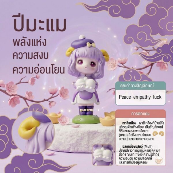 th-11134207-81zto-mnkyjkcy1b0o4d.jpg โมเดลฟิกเกอร์ เสริมมงคล เทพธิดา 12นักษัตร ( ปีมะแม ) โชคลาภ เสริมเงินทอง ของขวัญวันเกิด ของสะสม