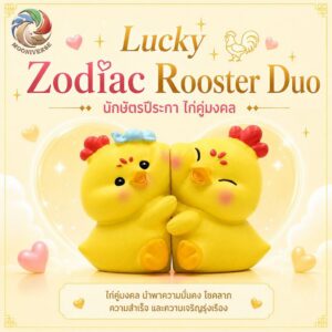 th-11134207-81zto-mo84rgeip9u0b5.jpg ฟิกเกอร์ ไก่คู่รัก นักษัตรปีระกา โมเดล ความรัก ความสำเร็จ โชคลาภ แม่เหล็กดูดติดกัน ของเล่น Art Toy