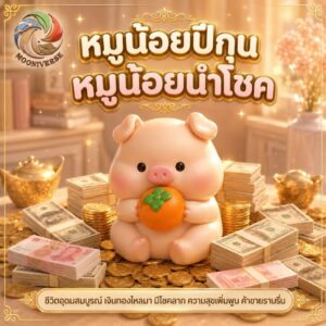 ฟิกเกอร์ หมูน้อยปีกุน ถือส้มมงคล โมเดล นักษัตร เสริมโชคลาภ เรียกทรัพย์ Art Toy ของเล่น