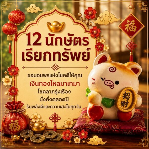 ฟิกเกอร์ หมูเรียกทรัพย์ ถือเหรียญทอง ร่ำรวย นักษัตร ปีกุน ตกแต่งโต๊ะ  Art toy ของเล่น Mooniverse