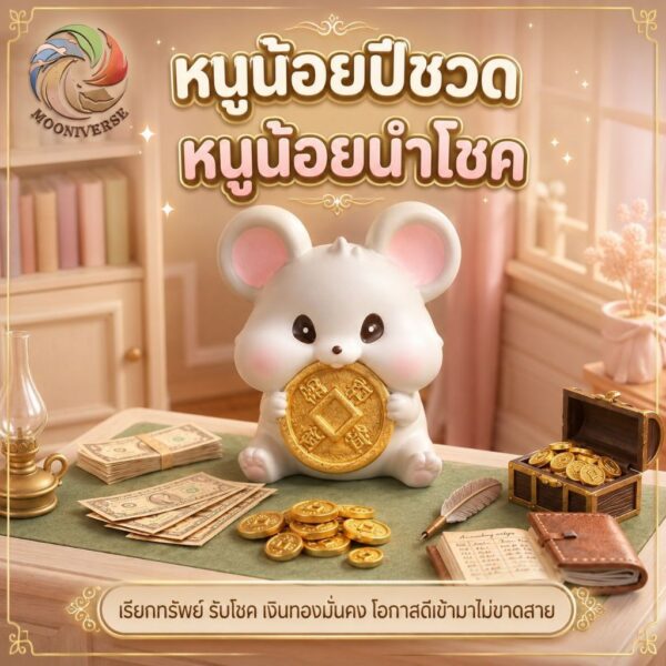 th-11134207-81ztq-mogbwr63c1z491.jpg ฟิกเกอร์ หนูน้อยปีชวด ถือเหรียญทอง โมเดล นักษัตร เสริมโชคลาภ เรียกทรัพย์ Art Toy ของเล่น