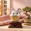 th-11134207-81ztq-mogbwr7bw6ix4f.jpg ฟิกเกอร์ หนูน้อยปีชวด ถือเหรียญทอง โมเดล นักษัตร เสริมโชคลาภ เรียกทรัพย์ Art Toy ของเล่น