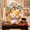 th-11134207-81ztq-mogdlpbb1pu745.jpg ฟิกเกอร์ สุนัขน้อยปีจอ ถืออักษรมงคล โมเดล นักษัตร เสริมโชคลาภ เรียกทรัพย์ Art Toy ของเล่น
