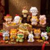 [ ยกกล่อง/Box Set ] ฟิกเกอร์หนูน้อยนำโชค ครบเซ็ต 12 ตัว ของสะสม มงคลเสริมโชค  Art Toy ของเล่น