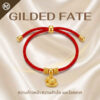 ปก สร้อยข้อมือเชือกแดง ด้ายแดงมงคล + จี้ม้าโยกสีทอง เสริมความสำเร็จ การงาน โชคลาภ โอกาสในชีวิต สีทอง ปรับขนาดได้ สายมู