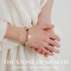 3 กำไลหินมงคล รูไทล์ควอตซ์ (Rutilated Quartz) เสริมการเงิน ชาร์มนักษัตร เงินแท้ S999 รุ่น Fortune
