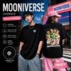 เสื้อยืดทรง Oversize สกรีนลาย 12 นักษัตร MOONIVERSE สไตล์สตรีท vintage สีขาว สีดำ แมทช์ทุกลุค ใส่สบาย