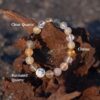 กำไลหินมงคล รูไทล์ควอตซ์ (Rutilated Quartz) เสริมการเงิน ชาร์มนักษัตรทรงกลม เงินแท้S999 รุ่น Starlit