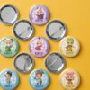 6 เข็มกลัด MBTI ( บ้านฟ้า ) X 12 นักษัตร ISFJ ไอเทมบ่งบอกตัวตน คาแรคเตอร์น่ารัก ของสะสม ของขวัญ