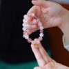 7 กำไลหินมงคล Collection Trinity Rose Quartz เสริมเสน่ห์ โชคดี พร้อมจี้ซาฮะเงินแท้ S925