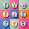 8 เข็มกลัด MBTI ( บ้านฟ้า ) X 12 นักษัตร ISFJ ไอเทมบ่งบอกตัวตน คาแรคเตอร์น่ารัก ของสะสม ของขวัญ