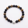 8 กำไลหินมงคล แบล็กอาเกต Black Agate ปกป้องคุ้มครอง เสริมความมั่นใจ ชาร์มนักษัตร เงินแท้ S999 Starlit