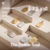 จี้ 12 ราศี คอลเลกชัน "The Zodiac Soul" จี้มงคล สไตล์มินิมอล หรูหรา เรียบง่าย เสริมดวง (สีเงิน/สีทอง) Mooniverse