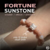 ปก กำไลหินมงคล ซันสโตน (Sunstone) เสริมความมั่นใจ พลังบวก ชาร์มนักษัตร เงินแท้ S999 รุ่น Fortune